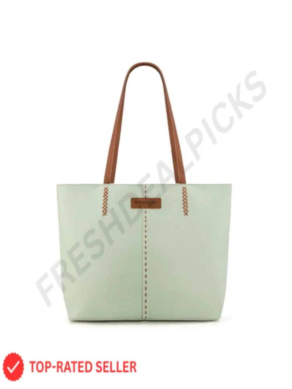 Faux Leather Tote Bag Satchel Handbag with Top Handle